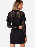NEW FEELING Womens Black Casual Dresses