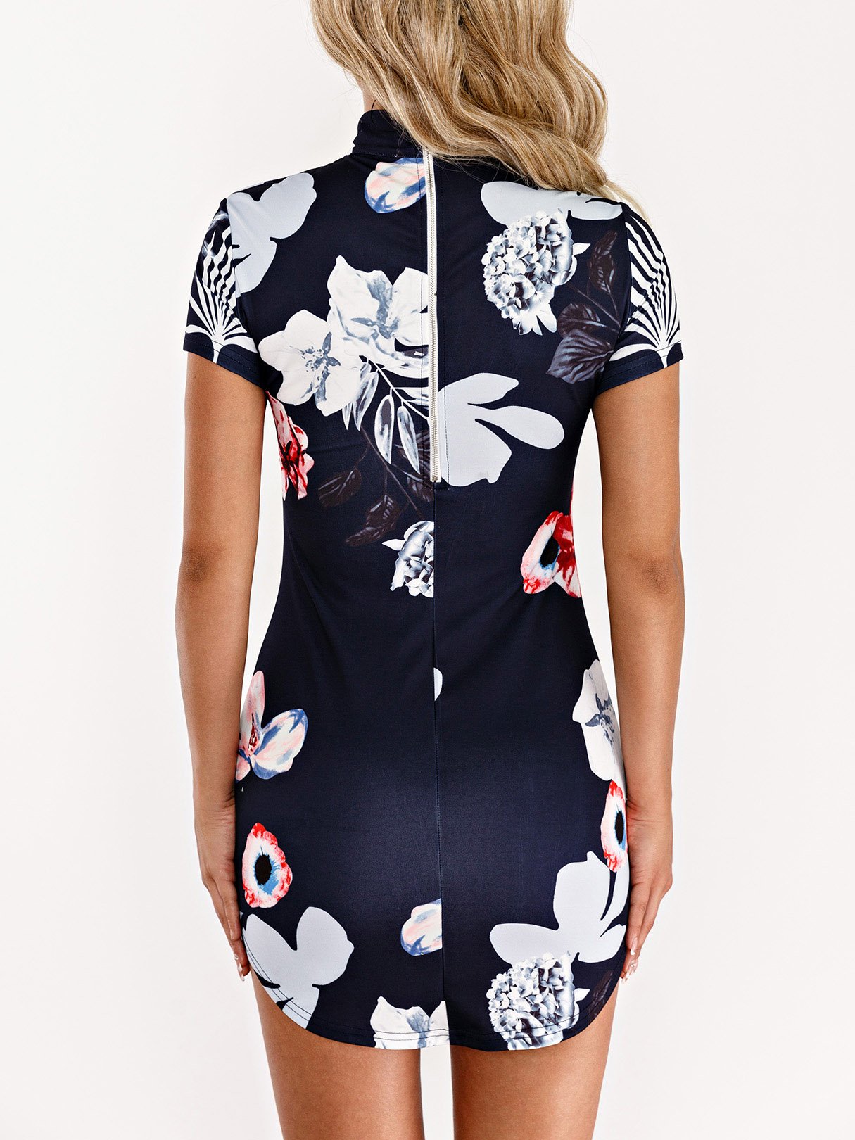 NEW FEELING Womens Navy Mini Dresses