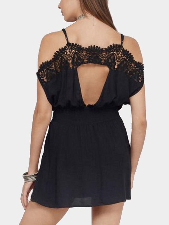 NEW FEELING Womens Black Mini Dresses