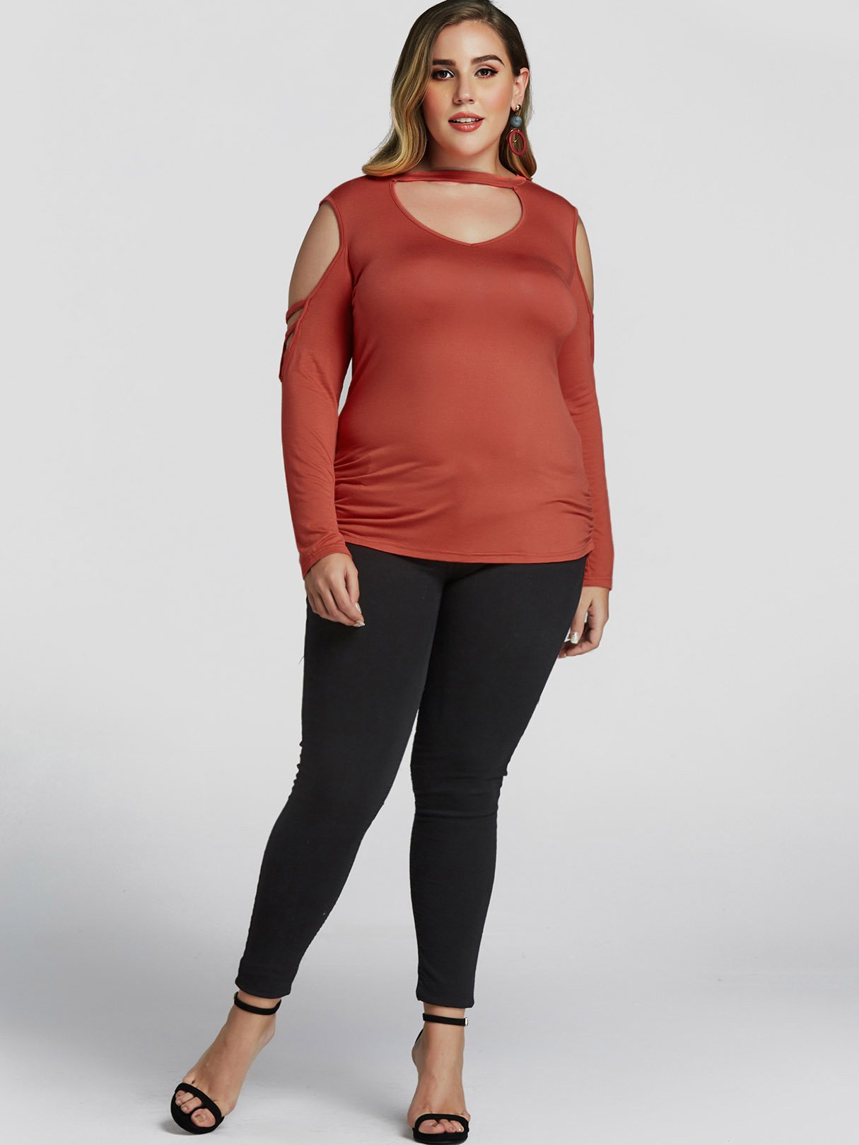 OEM ODM Plus Size Ladies Blous