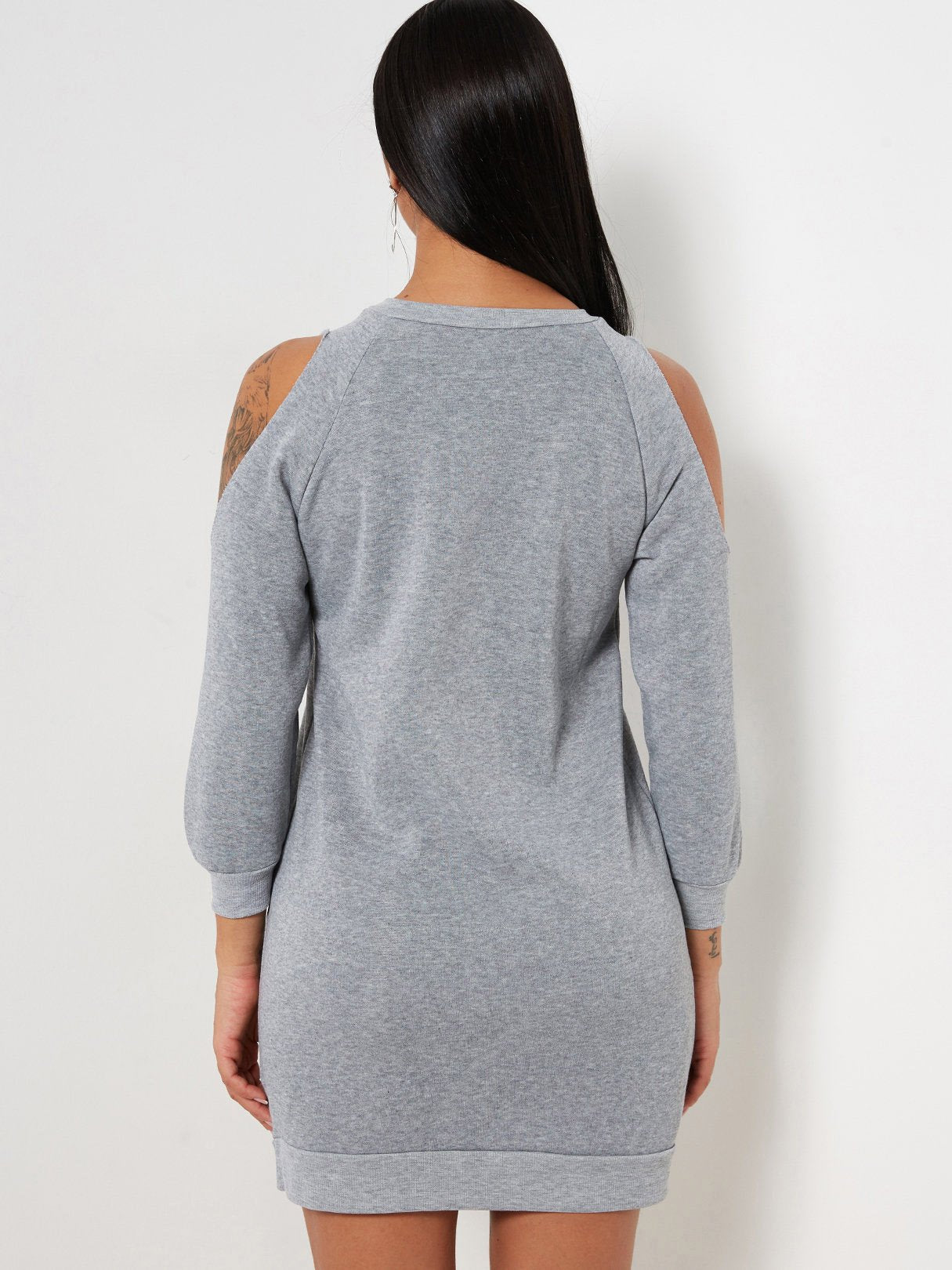 NEW FEELING Womens Grey Casual Dresses
