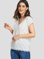 OEM Ladies White T-Shirts