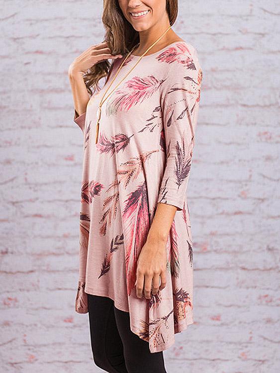 OEM Ladies Pink Casual Dresses
