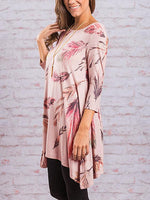 OEM Ladies Pink Casual Dresses