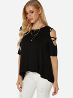 OEM Ladies Black T-Shirts