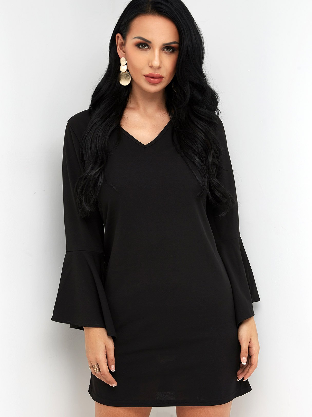ODM Ladies Long Sleeve Mini Dress