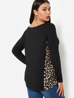 NEW FEELING Womens Black T-Shirts