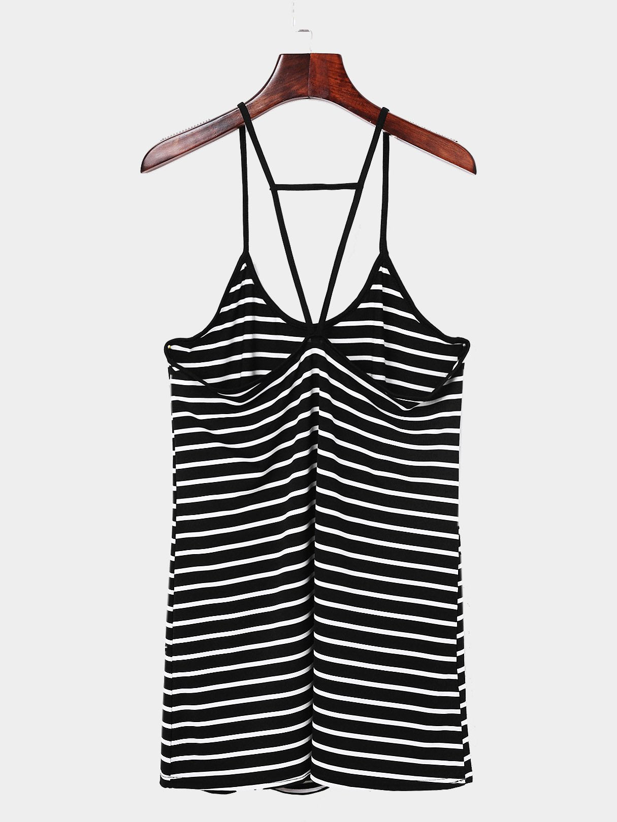 NEW FEELING Womens Striped Mini Dresses