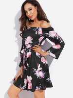 OEM Ladies Black Mini Dresses