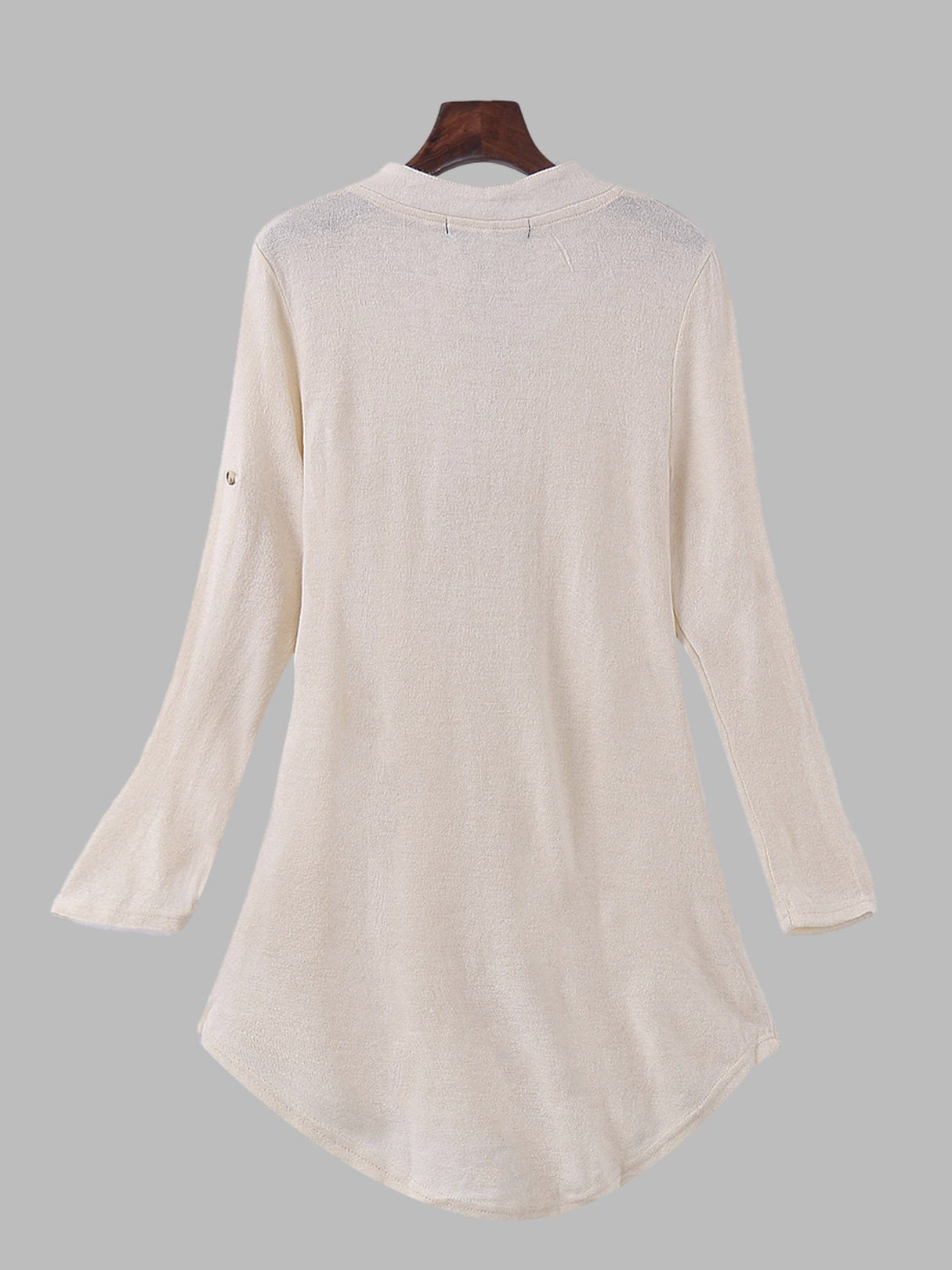 NEW FEELING Womens Beige Shirt Dresses