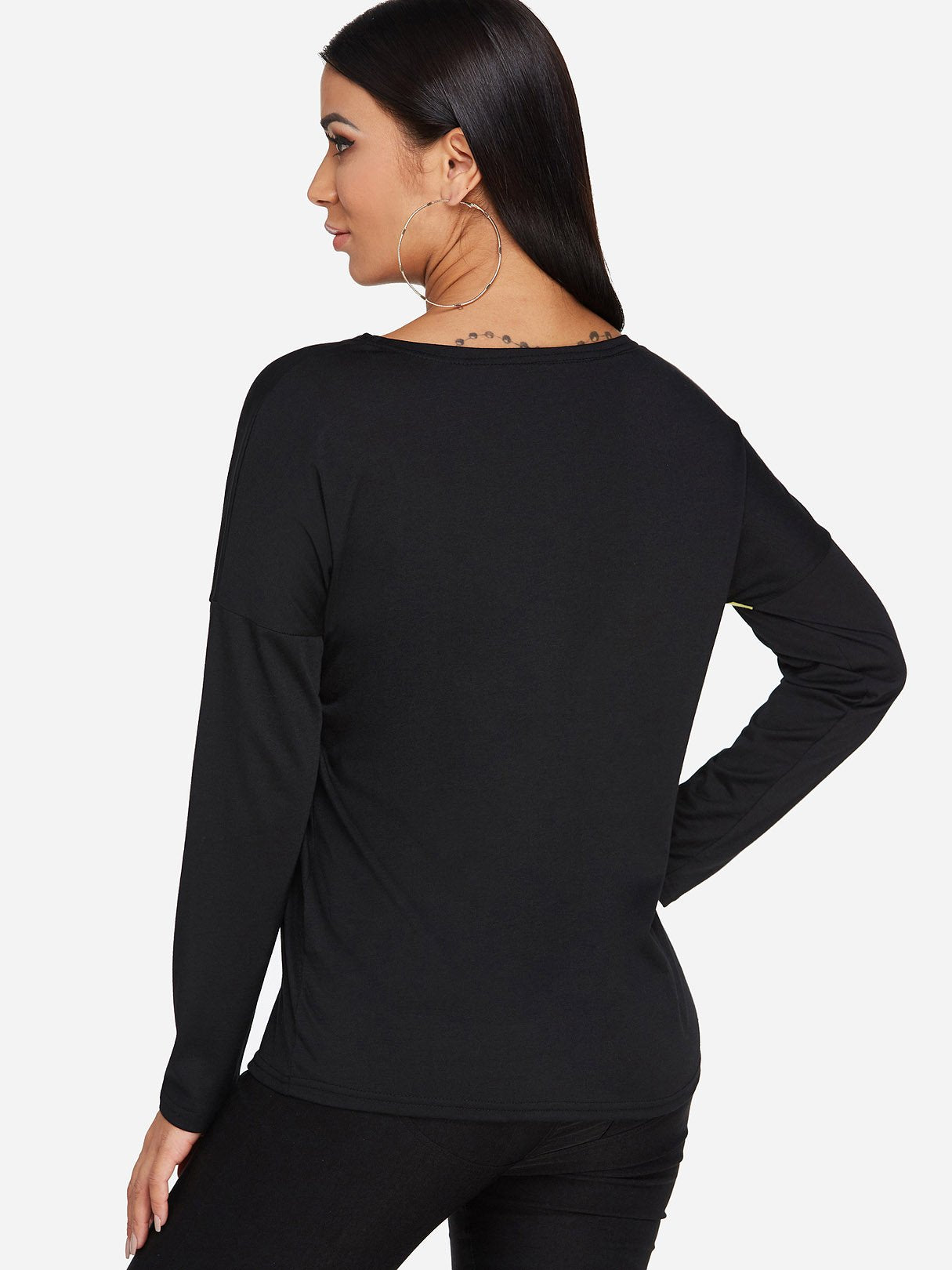 NEW FEELING Womens Color Block T-Shirts