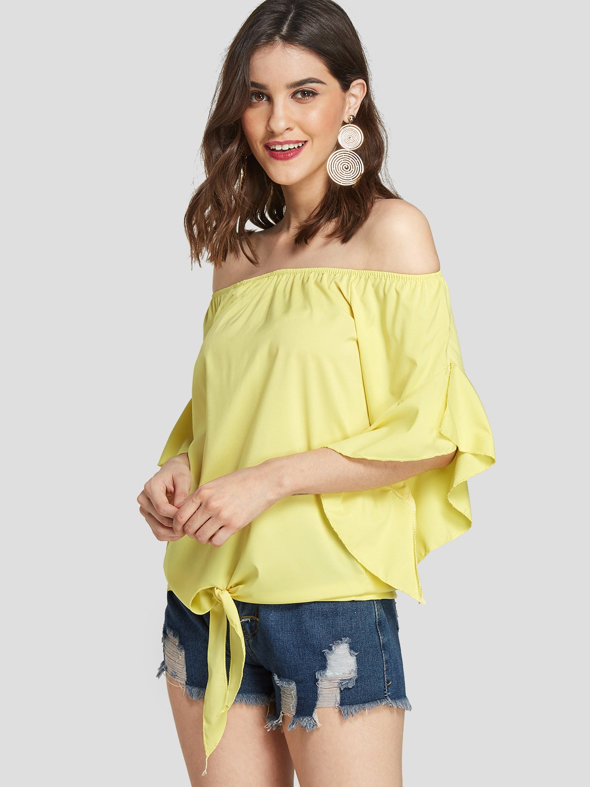 Custom Ladies Off The Shoulder Blouses