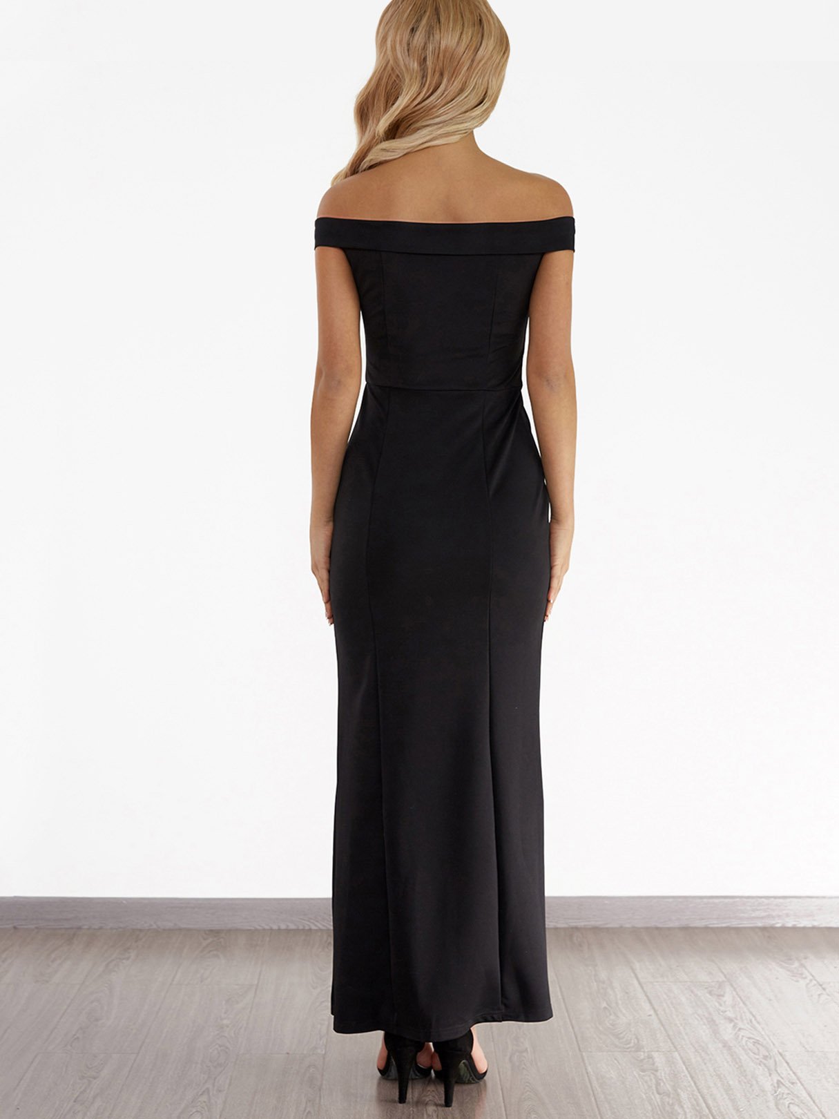 NEW FEELING Womens Black Maxi Dresses