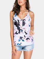 NEW FEELING Womens White Camis