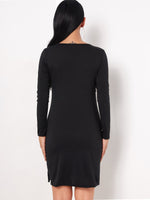 NEW FEELING Womens Black Sexy Dresses