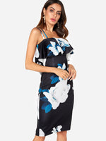 OEM Ladies Navy Floral Dresses