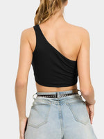 NEW FEELING Womens Black Camis