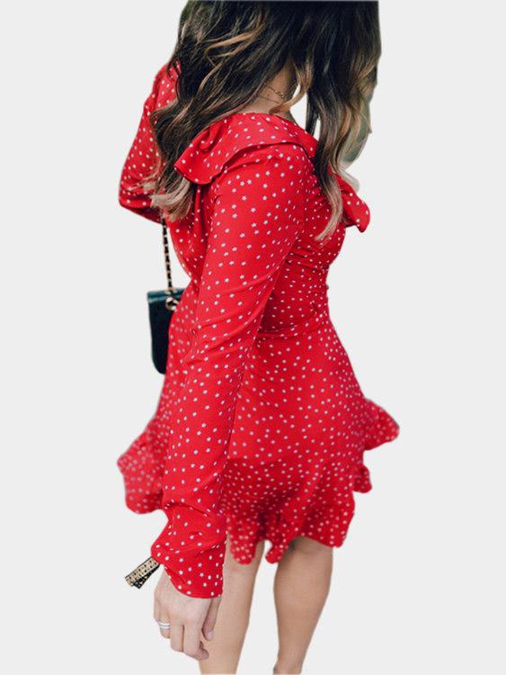 OEM ODM Womens Red Mini Dresses