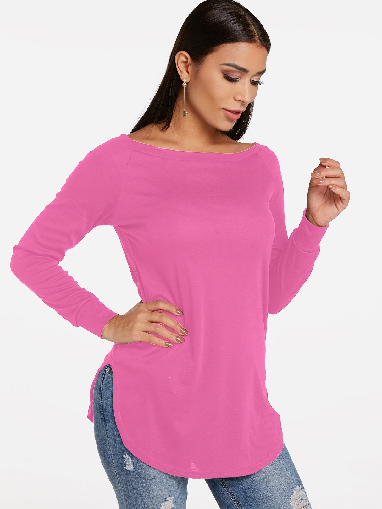 ODM Ladies Long Sleeve T-Shirts