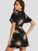 ODM Ladies Short Sleeve Mini Dresses