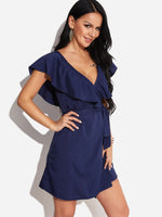 OEM Ladies Navy Mini Dresses
