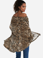 NEW FEELING Womens Leopard T-Shirts