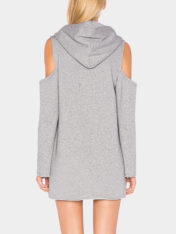 NEW FEELING Womens Grey Casual Dresses