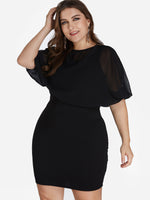 OEM Ladies Black Plus Size Dresses