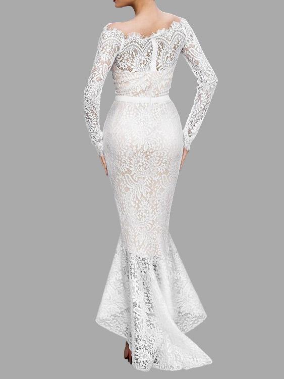NEW FEELING Womens White Maxi Dresses