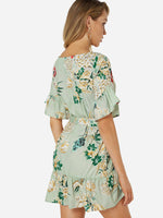 NEW FEELING Womens Floral Mini Dresses