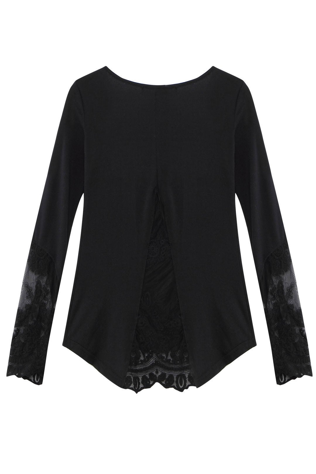 NEW FEELING Womens Black T-Shirts