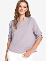 OEM Ladies Purple Blouses