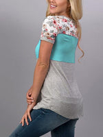 OEM Ladies Blue T-Shirts