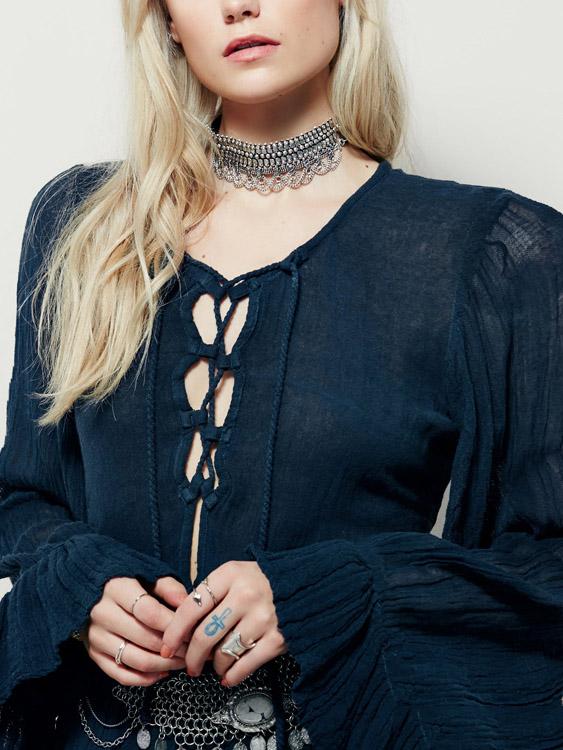 ODM Ladies Long Sleeve Casual Dress