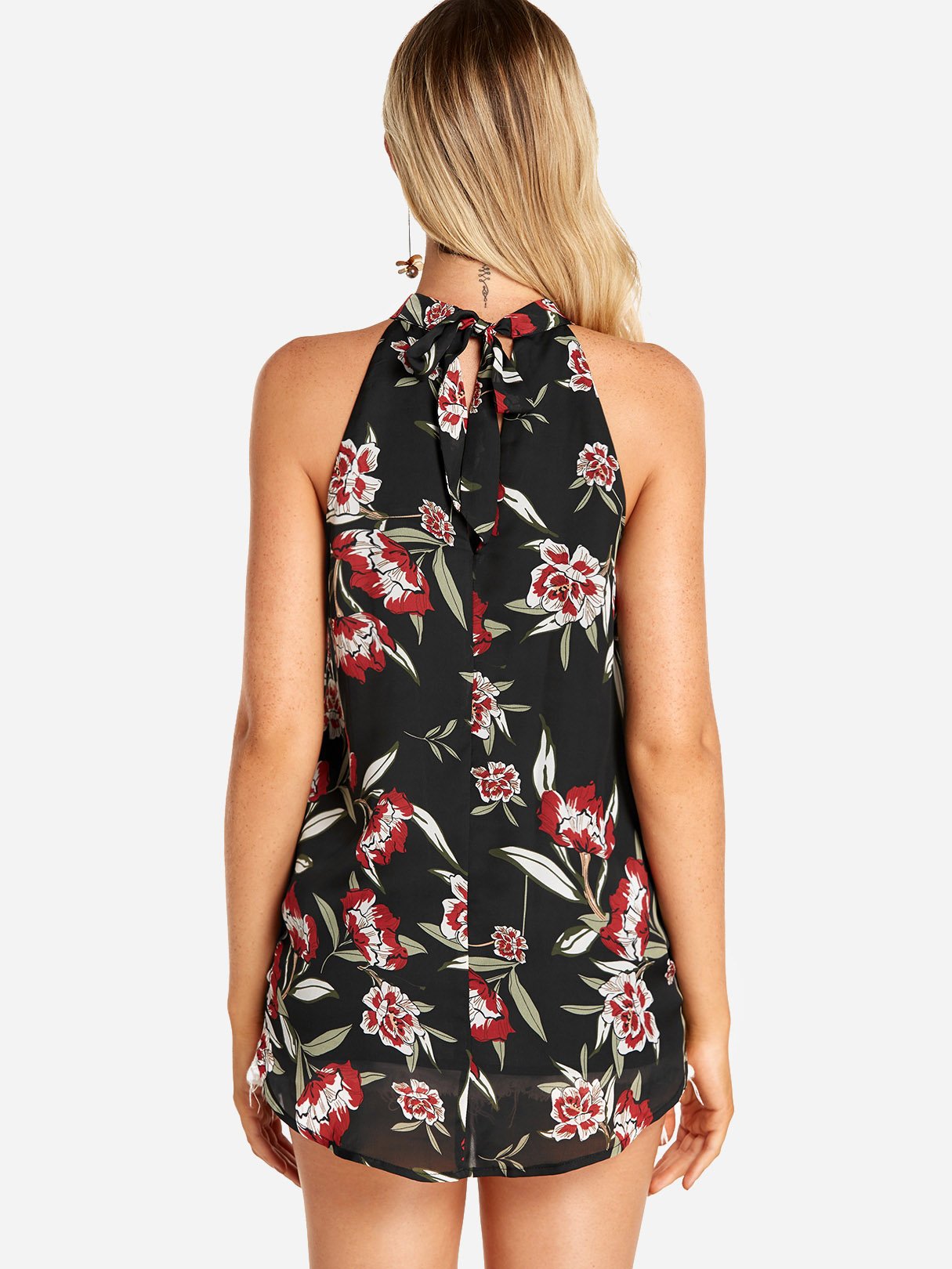 NEW FEELING Womens Black Camis