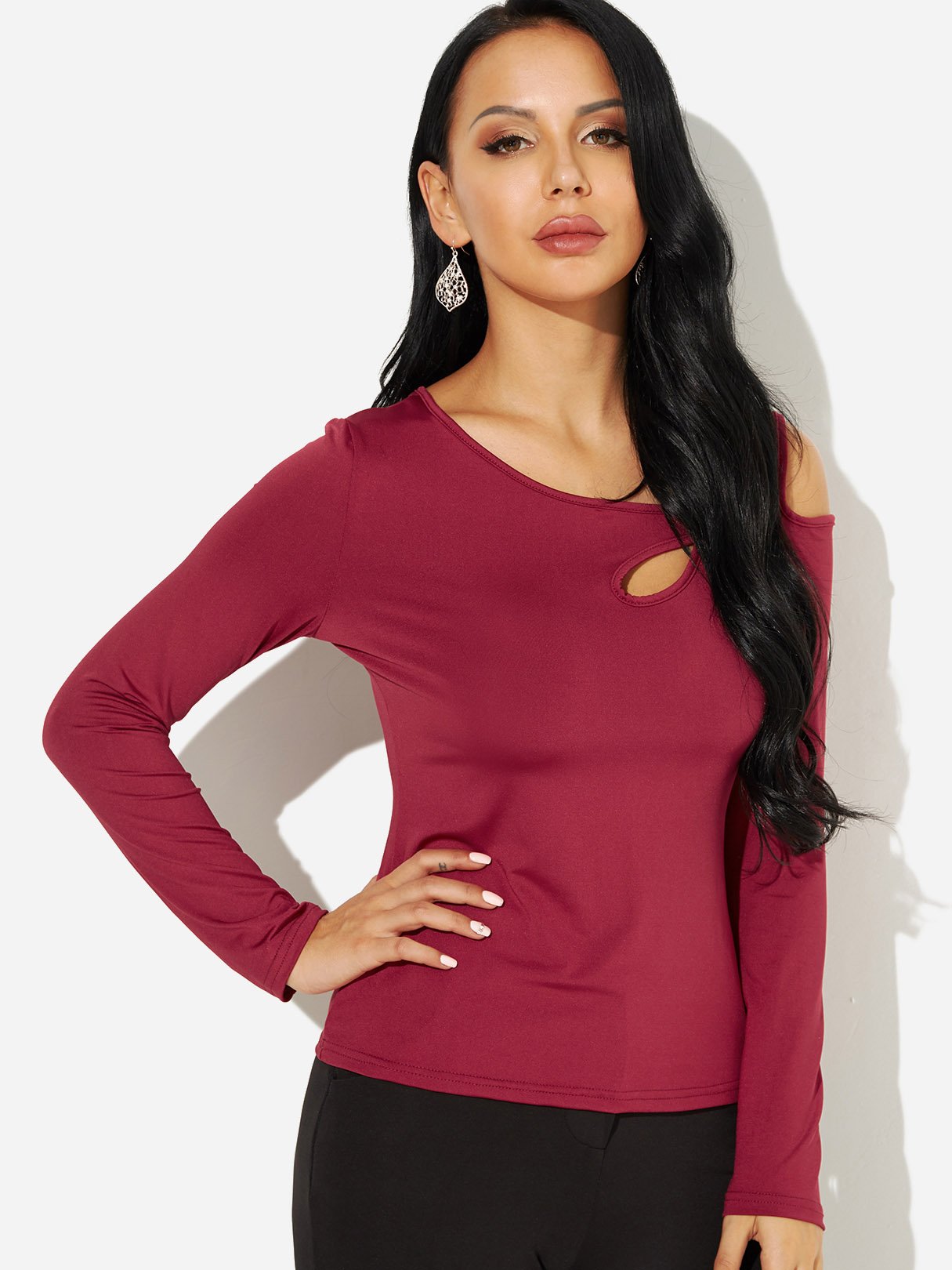 Custom White Womens Tops Blouses
