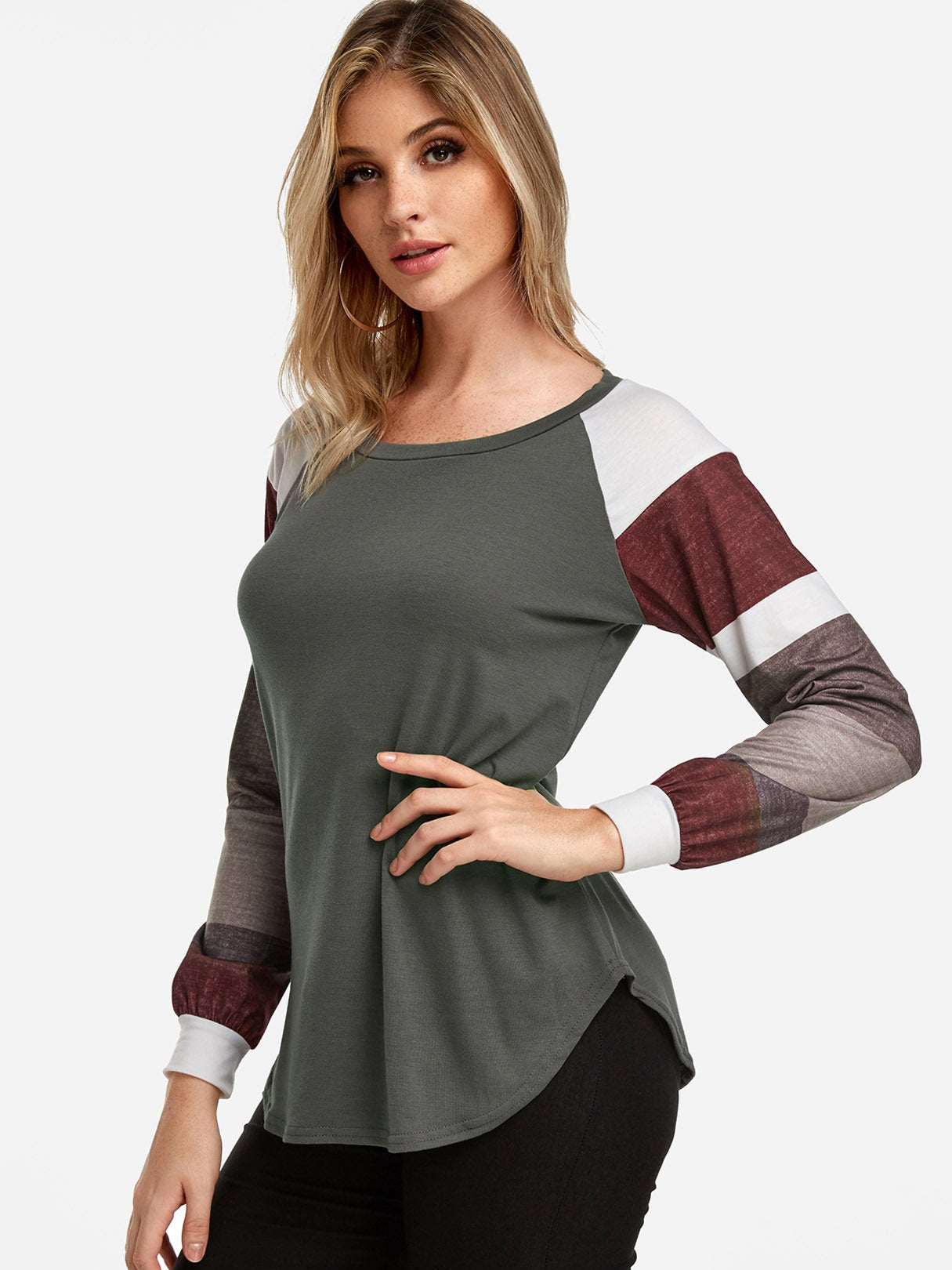 ODM Ladies Long Sleeve T-Shirts