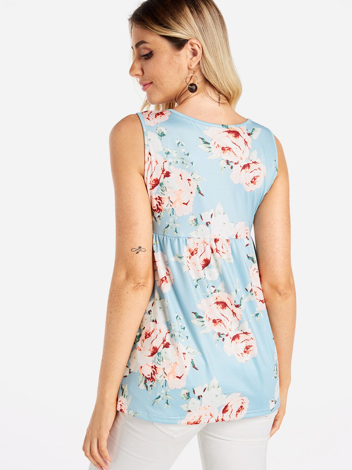 NEW FEELING Womens Blue Camis