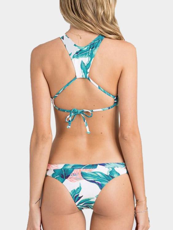 NEW FEELING Womens Floral Bikinis