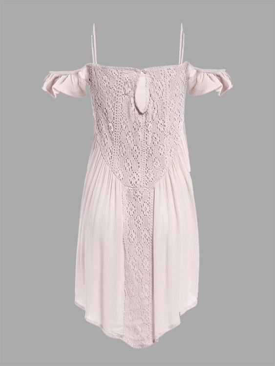 NEW FEELING Womens Ivory Mini Dresses