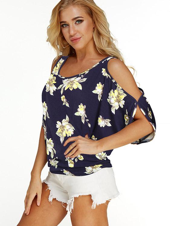 OEM Ladies Navy T-Shirts