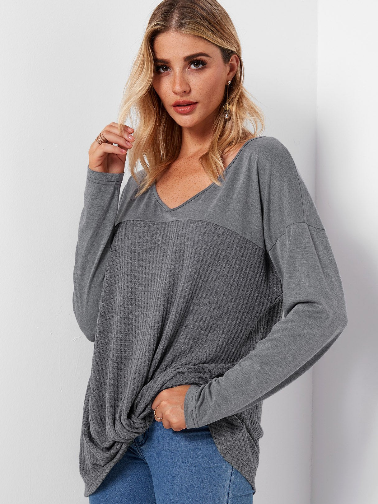 OEM Ladies Grey T-Shirts