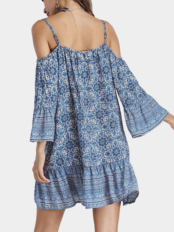 NEW FEELING Womens Blue Mini Dresses