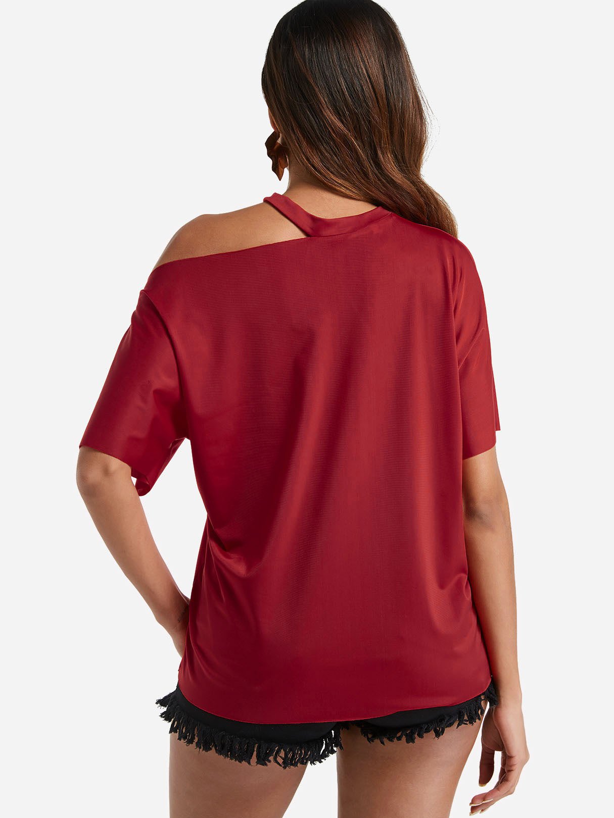NEW FEELING Womens Red T-Shirts