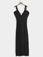 NEW FEELING Womens Black Maxi Dresses