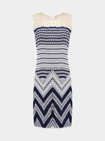 Wholesale Crew Neck Wave Lace Sleeveless Black Sexy Dresses