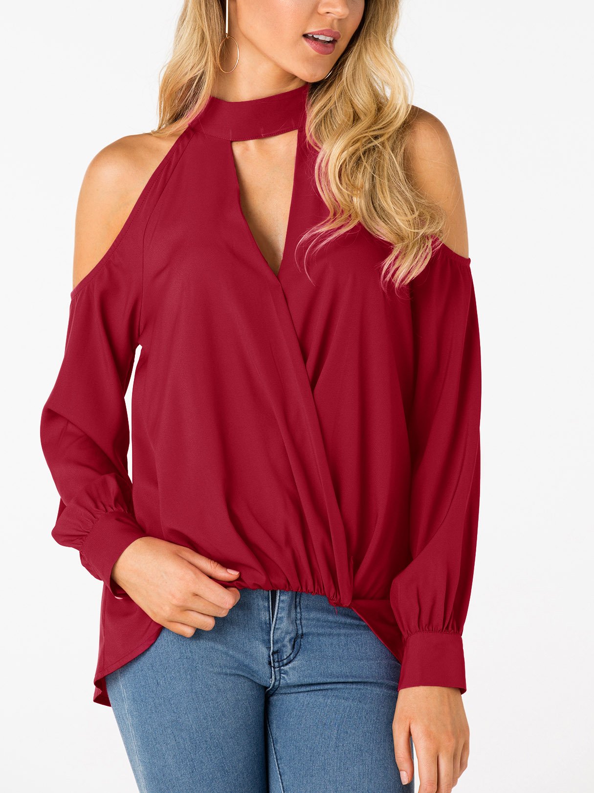 OEM ODM Ladies Black Blouses