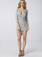 ODM Ladies Long Sleeve Midi Dress
