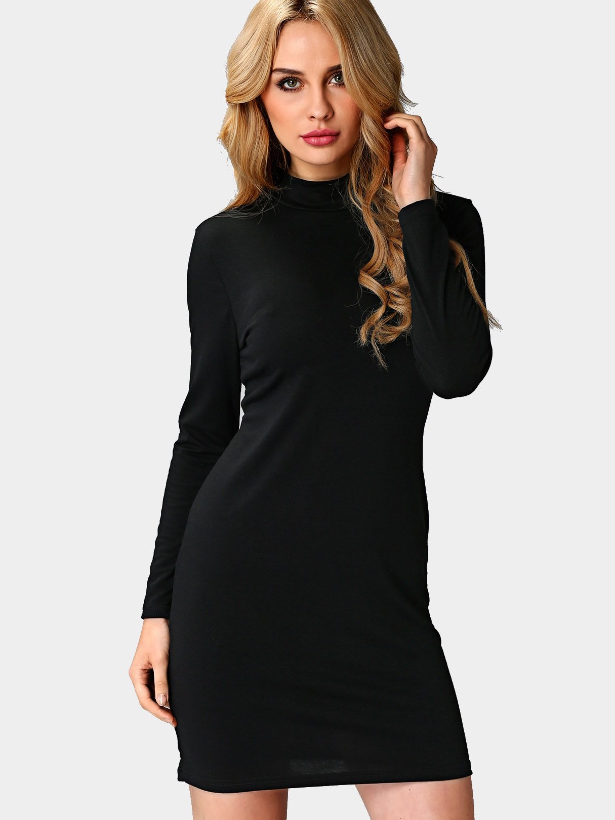 Custom Black Lace Bodycon Dress