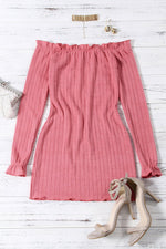 OEM Ladies Pink Mini Dresses